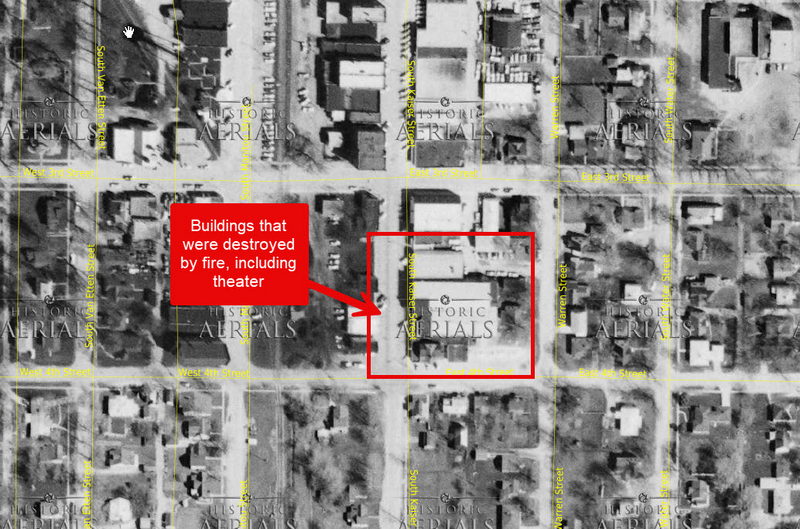 Whyte Theatre - 1966 Aerial (newer photo)